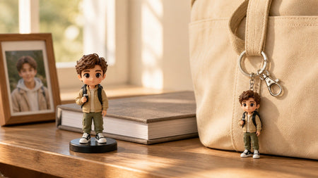 Photo gift ideas for display, everyday carry, and meaningful routines with a handcrafted DoDoWish figurine