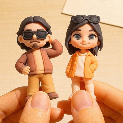 Custom career milestone figurine - Personalized 3D Chibi gift for professionals
