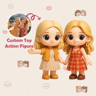 DoDoWish Custom Sister 3D Action Figure from Photo Unique & Thoughtful Gifts For Her