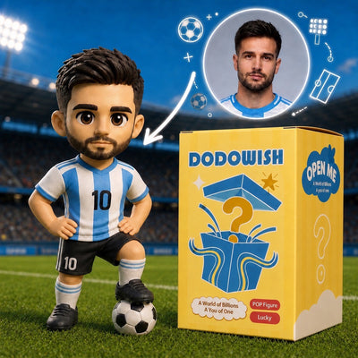 World Cup Custom Soccer Figurine From Photo - Personalized 3D Football Mini Figurine Keepsake