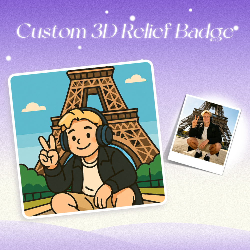 Custom Line Healing Photo Pins Turn Pictures Into Minimalist Relief Art