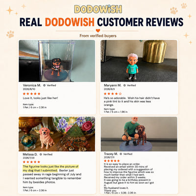 DoDoWish Personalized Pet 3D Figurine from Photo