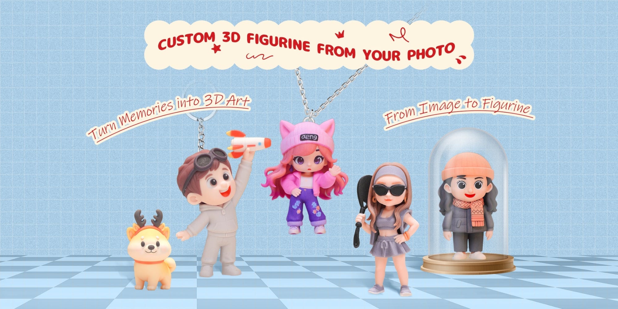 Custom 3D Figurine From Your Photo