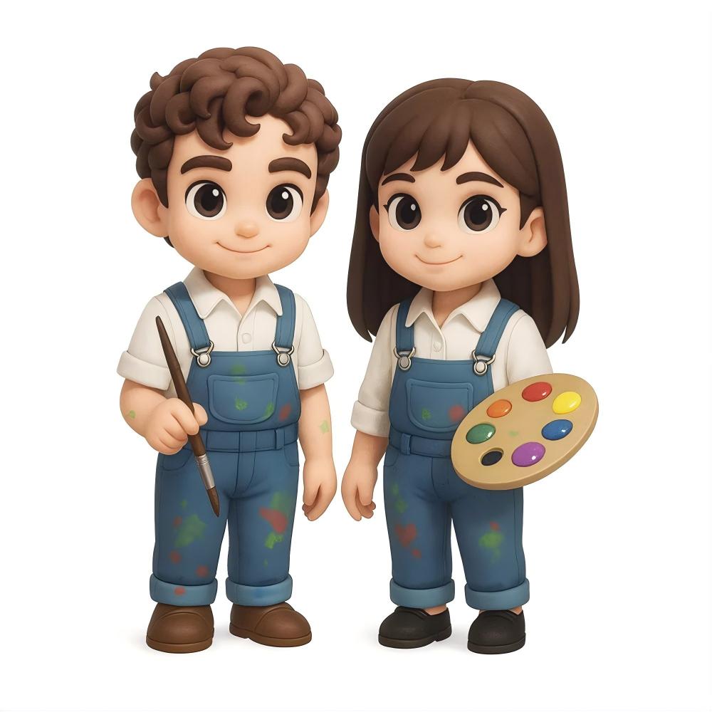 DoDoWish Personalized Couple & Wedding 3D Figurine