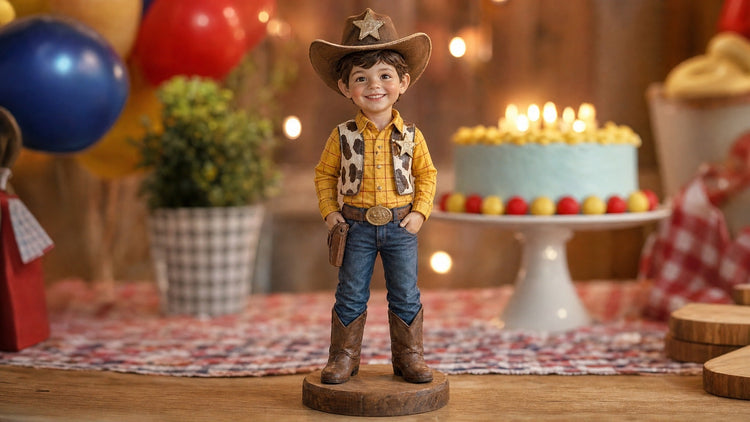 Best Toy Story Birthday Gift Custom Cowboy Sheriff Figurine