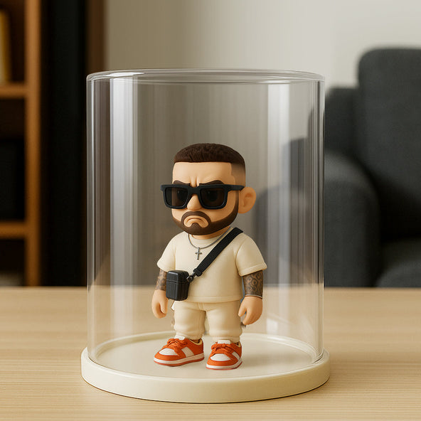 DoDoWish Custom 3D Action Figure with Display Case - The Ultimate Mini-You Gift