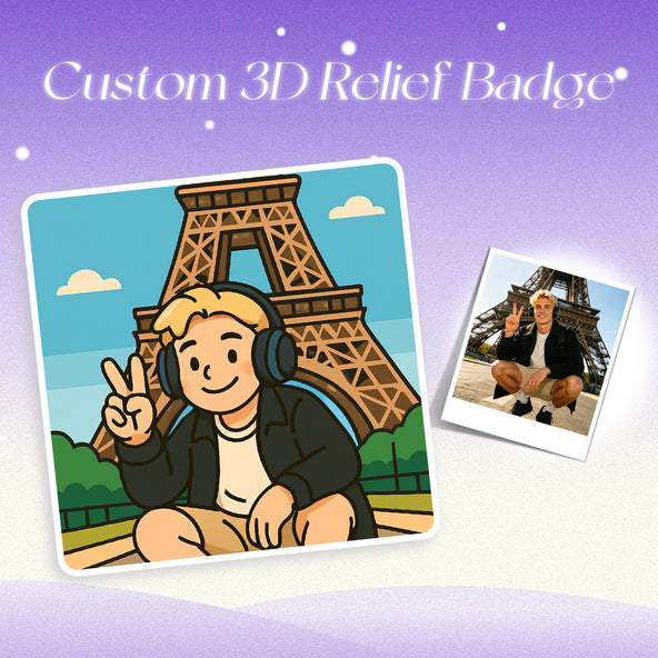 Custom Line Healing Photo Pins Turn Pictures Into Minimalist Relief Art