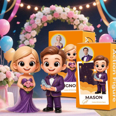 DoDoWish Personalized Cartoon Style Couple Figurines Unique Handmade Gift for Wedding Anniversary or Valentines Day Based on You and Your Partner