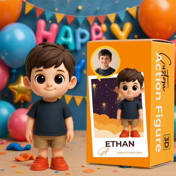 DoDoWish Custom 3D Action Figure From Your Photo Personalized Toy Figure Custom Action Figure Gifts For Birthday