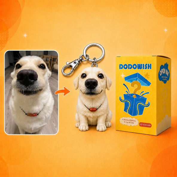Custom Chibi Figure Keychain - Personalized 3D Photo Miniature