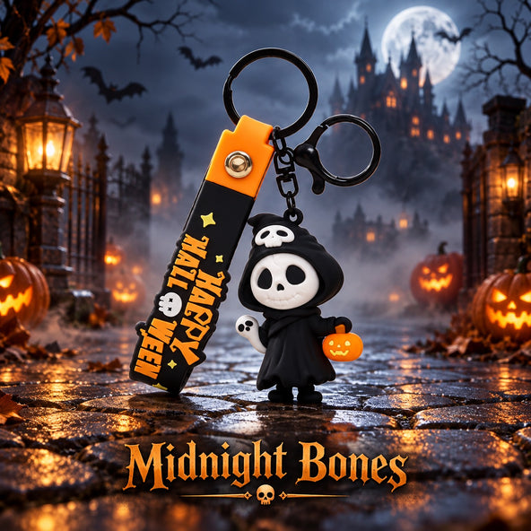 DoDoWish Halloween Skeleton Charm Keychain