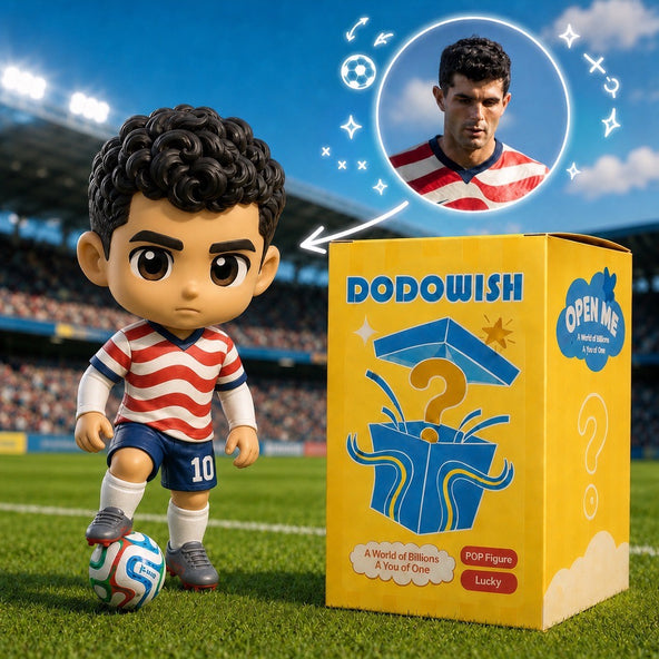 World Cup Custom Soccer Figurine From Photo - Personalized 3D Football Mini Figurine Keepsake