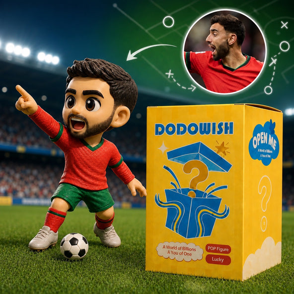 World Cup Custom Soccer Figurine From Photo - Personalized 3D Football Mini Figurine Keepsake